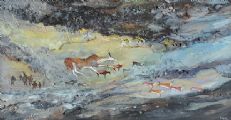 CAVE DRAWINGS by Gerald Walby at Ross's Online Art Auctions