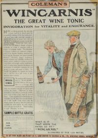WINCARNIS TONIC WINE (ADVERTISEMENT) by Unknown at Ross's Online Art Auctions