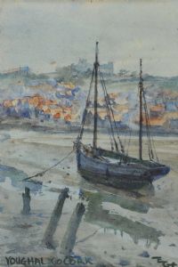 YOUGHAL, CORK by Irish School at Ross's Online Art Auctions