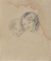 SISTERS by Irish School at Ross's Online Art Auctions