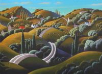 CATTLE GRAZING by George Callaghan at Ross's Online Art Auctions