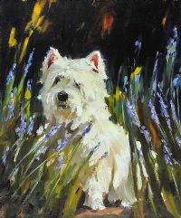 WEE WESTIE by Lorraine Christie at Ross's Online Art Auctions