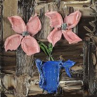 FLOWERS IN A VASE by Colin Flack at Ross's Online Art Auctions