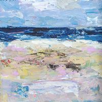 VIEW OF THE COAST, COUNTY ANTRIM by Katie Larmour at Ross's Online Art Auctions