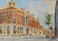 SKETCH FOR CLARENDON COURT by Colin Gibson at Ross's Online Art Auctions