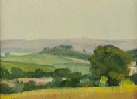 SEPTEMBER LAWN, TUSCANY by Maria Levinge at Ross's Online Art Auctions