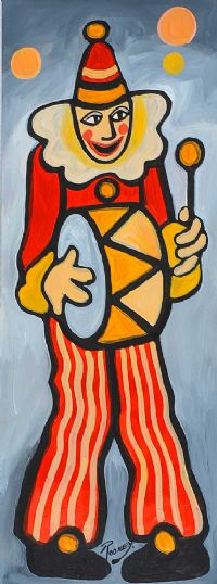 THE DOPEY DRUMMER by J.P. Rooney at Ross's Online Art Auctions