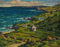 AT ISLANDMAGEE by T. Desmond  Bradley at Ross's Online Art Auctions