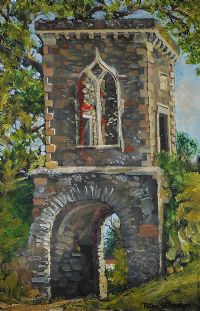 THE NORTH GATE, THE OLD FORT, HILLSBOROUGH by Patric Stevenson PPRUA at Ross's Online Art Auctions