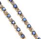 14CT GOLD SAPPHIRE AND DIAMOND BRACELET at Ross's Online Art Auctions