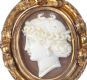 9CT GOLD CAMEO MOURNING BROOCH at Ross's Online Art Auctions