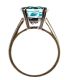 9CT GOLD AND AQUAMARINE RING at Ross's Online Art Auctions