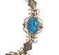 9CT GOLD AND BLUE TOPAZ BRACELET at Ross's Online Art Auctions