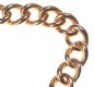 9CT ROSE GOLD CURB LINK BRACELET WITH PADLOCK CLASP at Ross's Online Art Auctions