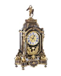 VICTORIAN EBONISED BOULLE BRACKET CLOCK at Ross's Online Art Auctions