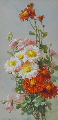 CHRYSANTHEMUM by Catherina Klein at Ross's Online Art Auctions