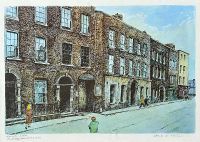 BRIDE STREET, DUBLIN by Flora Mitchell at Ross's Online Art Auctions