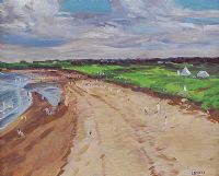 THE NORTH STRAND, DUBLIN by Patrick Leonard HRHA at Ross's Online Art Auctions