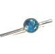 15CT GOLD AND AQUAMARINE BAR BROOCH at Ross's Online Art Auctions