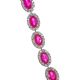 18CT WHITE GOLD RUBY AND DIAMOND BRACELET at Ross's Online Art Auctions