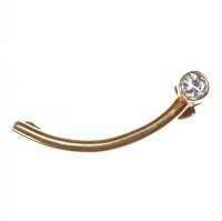 9CT GOLD AND DIAMOND BROOCH at Ross's Online Art Auctions