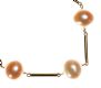 9CT GOLD AND FRESHWATER PEARL BRACELET at Ross's Online Art Auctions