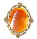 9CT GOLD AND CAMEO BROOCH at Ross's Online Art Auctions