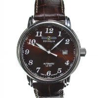 ZEPPELIN 'LZ 127' STAINLESS STEEL AND LEATHER GENT'S WRIST WATCH at Ross's Online Art Auctions