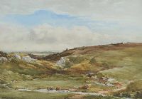 SKAIGH VALLEY, BELSTONE, DARTMOOR by Wycliffe Egginton RI RCA at Ross's Online Art Auctions
