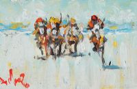 BREAK FOR THE FINISH by Desmond Murrie at Ross's Online Art Auctions