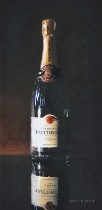 TATTINGER CHAMPAGNE by Martin D. Cooke at Ross's Online Art Auctions
