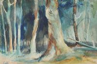 WOODLANDS by Kenneth Webb RUA at Ross's Online Art Auctions