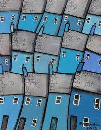 TORY TERRACES by Paul Bursnall at Ross's Online Art Auctions