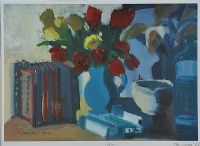 VASE OF FLOWERS by Brian Ballard RUA at Ross's Online Art Auctions