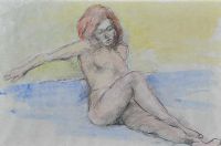 FEMALE NUDE STUDY by Tom Carr HRHA HRUA at Ross's Online Art Auctions