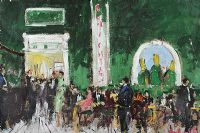 PARTY AT THE SHELBOURNE HOTEL, DUBLIN by Marie Carroll at Ross's Online Art Auctions