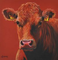 COW by Ronald Keefer at Ross's Online Art Auctions