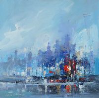 BLUE HARBOUR by Colin Gibson at Ross's Online Art Auctions