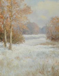 WINTER ON THE LAGAN by Maurice Canning Wilks ARHA RUA at Ross's Online Art Auctions