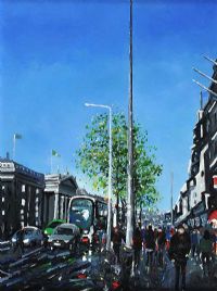 THE SPIRE, DUBLIN by Sean Lorinyenko at Ross's Online Art Auctions