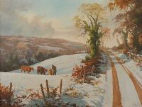 WINTER IN THE GLENS by Donal McNaughton at Ross's Online Art Auctions