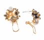 1970'S METAL, CRYSTAL AND FAUX PEARL EARRINGS at Ross's Online Art Auctions
