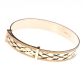 9CT GOLD ENGRAVED CHILD'S BANGLE at Ross's Online Art Auctions