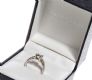 18CT WHITE GOLD AND DIAMOND QUAD RING at Ross's Online Art Auctions