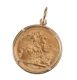 9CT GOLD AND SOVEREIGN PENDANT at Ross's Online Art Auctions