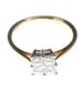 18CT GOLD AND DIAMOND QUAD RING at Ross's Online Art Auctions