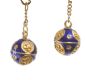 18CT GOLD AND ENAMEL DROP EARRINGS at Ross's Online Art Auctions