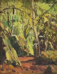 WOODLANDS by Maurice Canning Wilks ARHA RUA at Ross's Online Art Auctions