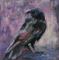 BLACK AS A CROW by Wendy McKeown at Ross's Online Art Auctions