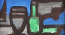 STILL LIFE, GREEN BOTTLE by Markey Robinson at Ross's Online Art Auctions
